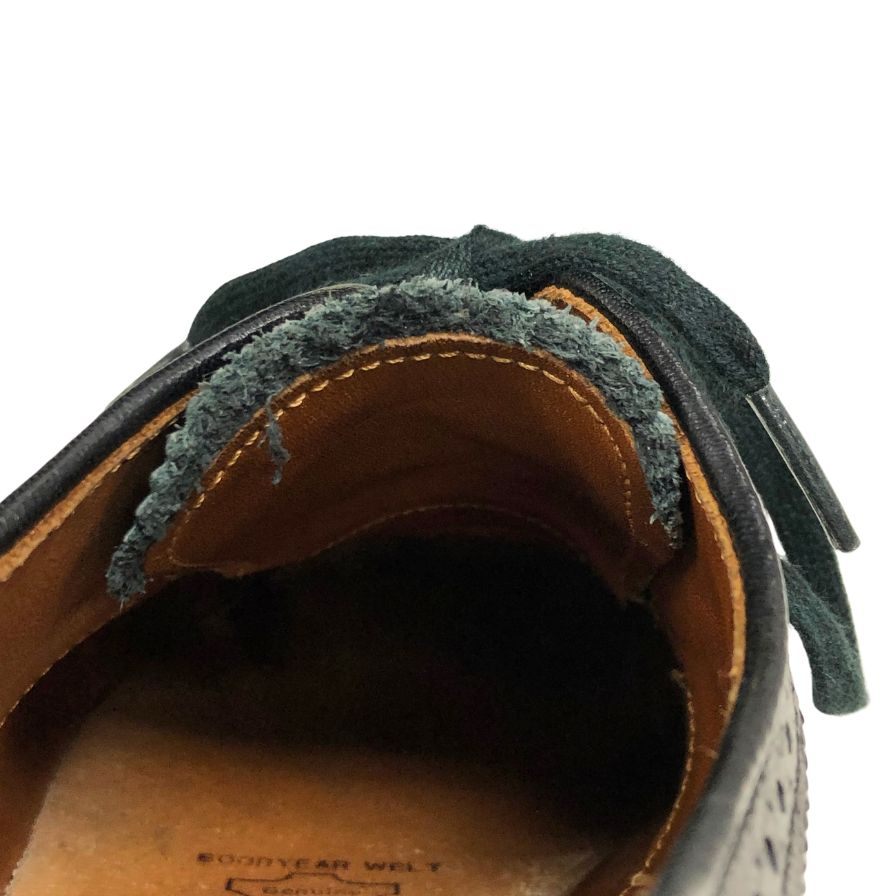 オールデン ウィングチップ 97984 アルパインカーフ ブラック ユナイテッドアローズ別注 8サイズ ALDEN ビジネスシューズ 約26.0cm【LA】【中古】