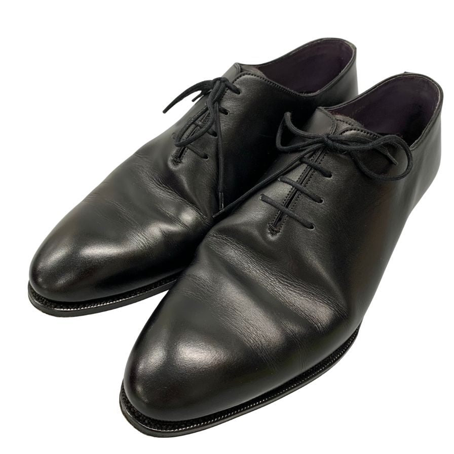美品◆カルミナ レザーシューズ ADJ8016900 ブラック メンズ サイズUK7 CARMINA【AFD9】