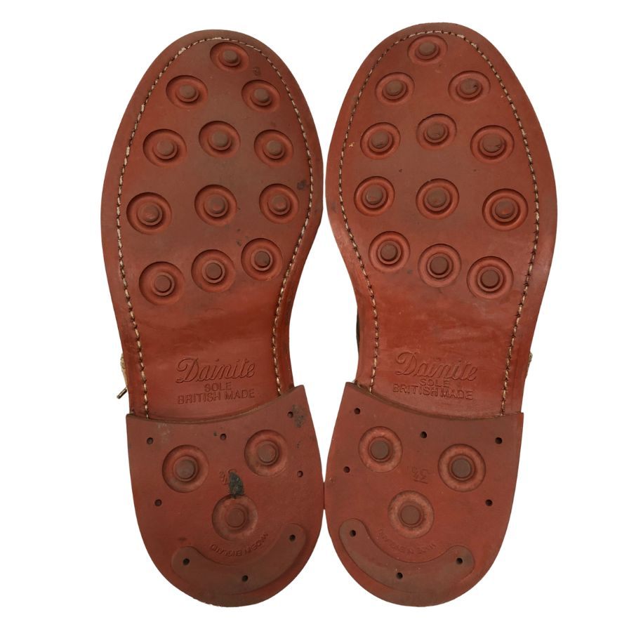 トリッカーズ レザーシューズ バートン サイズUK8 エイコンアンティーク ダイナイトソール M5633 Tricker's BOURTON ACORN ANTIQUE DAINITE SOLE ビジネスシューズ 約26.5cm【LA】【中古】