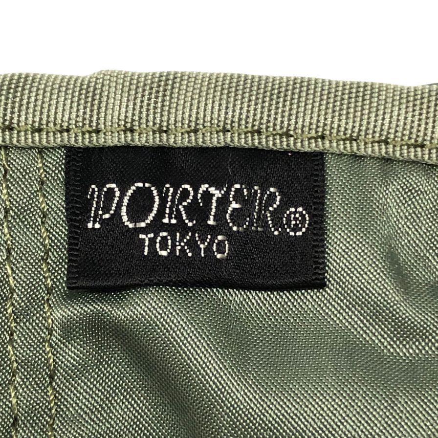 吉田カバン ポーター タンカー ロングウォレット カーキ ユニセックス ナイロン 長財布 PORTER TANKER【AFI9】