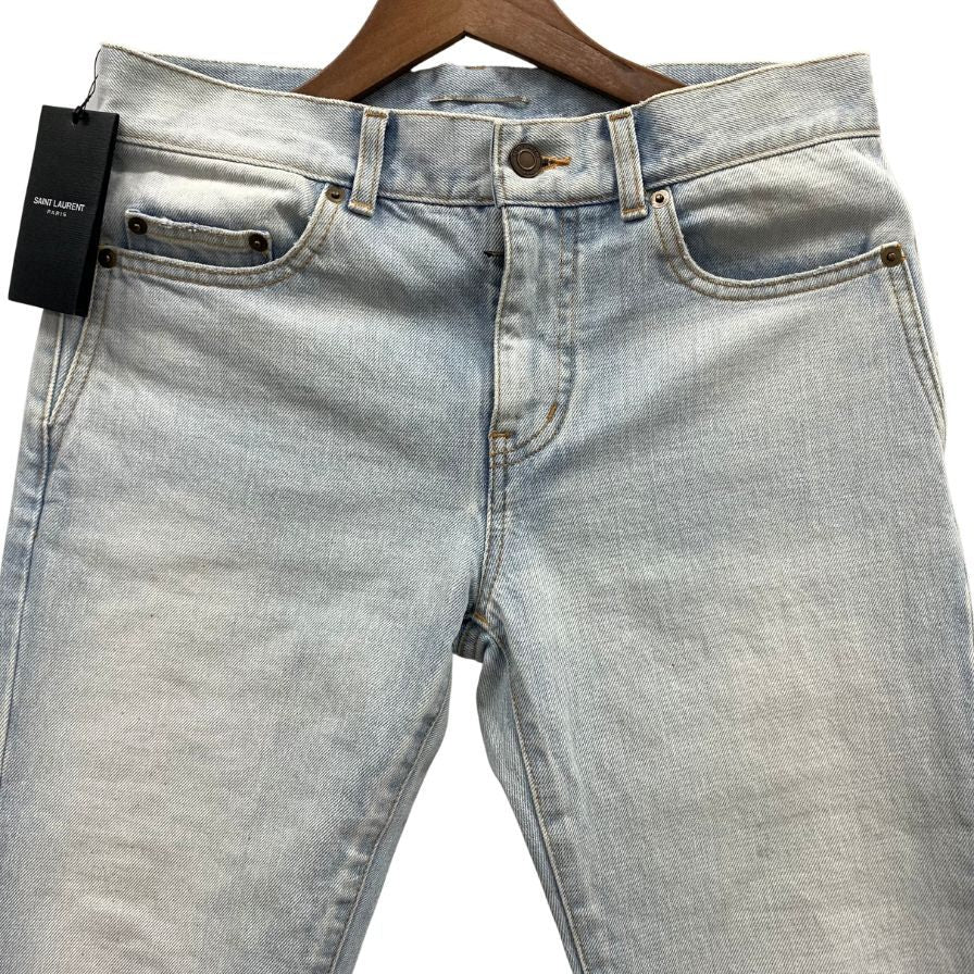極美品◆サンローラン パリ デニムパンツ ジーンズ 16SS エディ期 494361 YA852 メンズ サイズ28 インディゴ SAINT LAURENT PARIS 【AFB37】