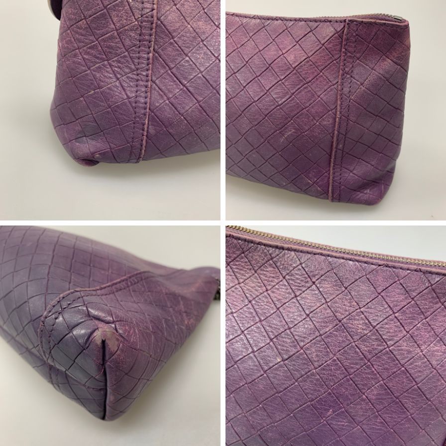 ボッテガヴェネタ ポーチ イントレチャート レディース パープル BOTTEGA VENETA