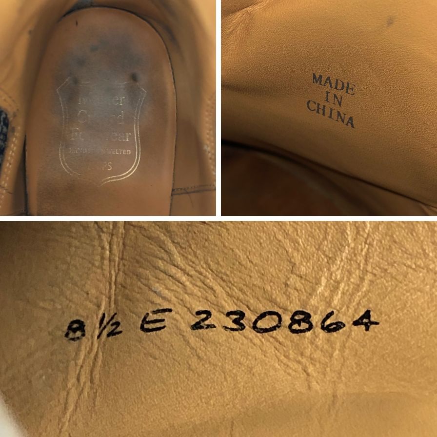 シップス サイドゴアブーツ Master Crafted Footwea スエード ネイビー サイズUK8.5E SHIPS 約26.5cm【AFC47】