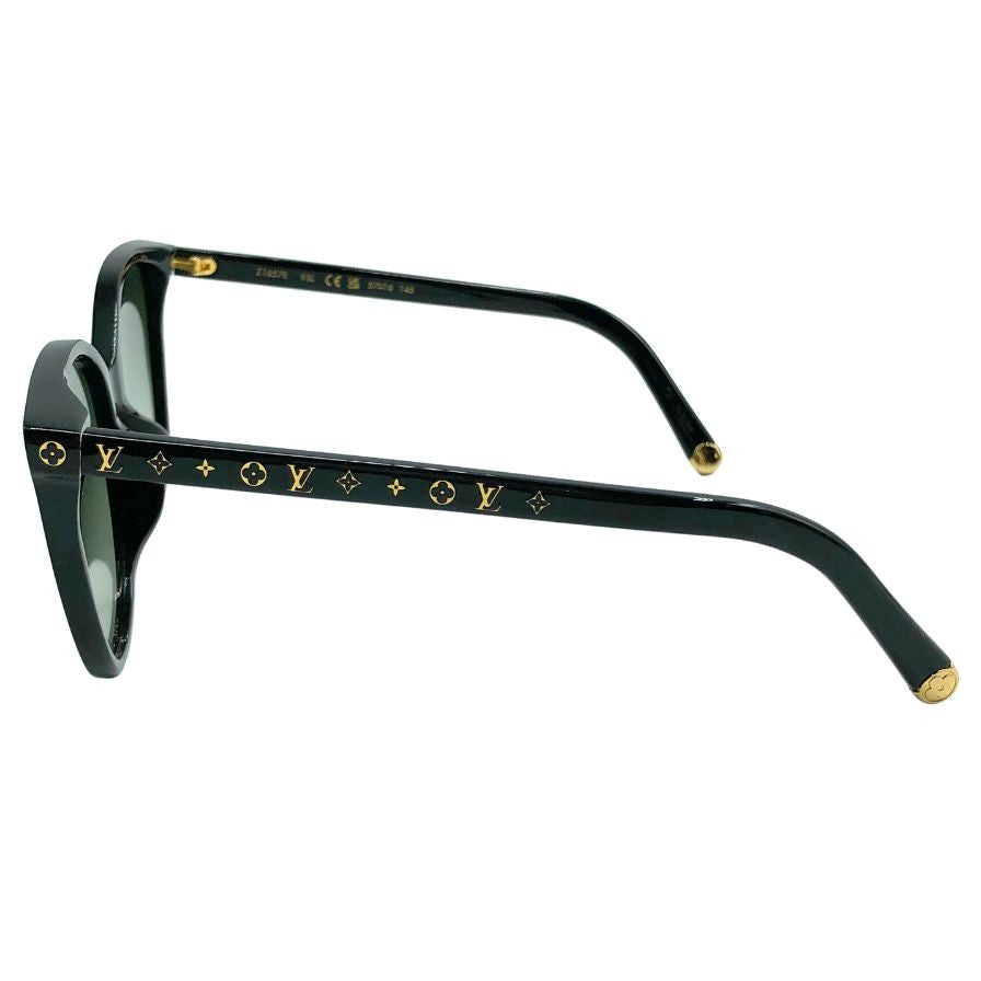 ルイヴィトン サングラス マイモノグラム ライト キャットアイ Z1657E 93L 57□16 145 ユニセックス ブラック LOUIS VUITTON【AFI11】