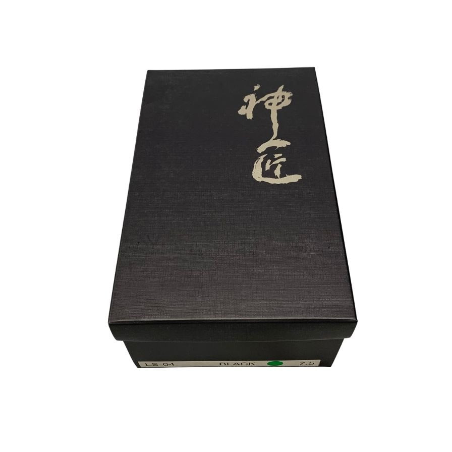 中古◆神匠 ローファー LS-04 ブラック レザー メンズ サイズ7.5 LF025-Y JT05D【AFD12】