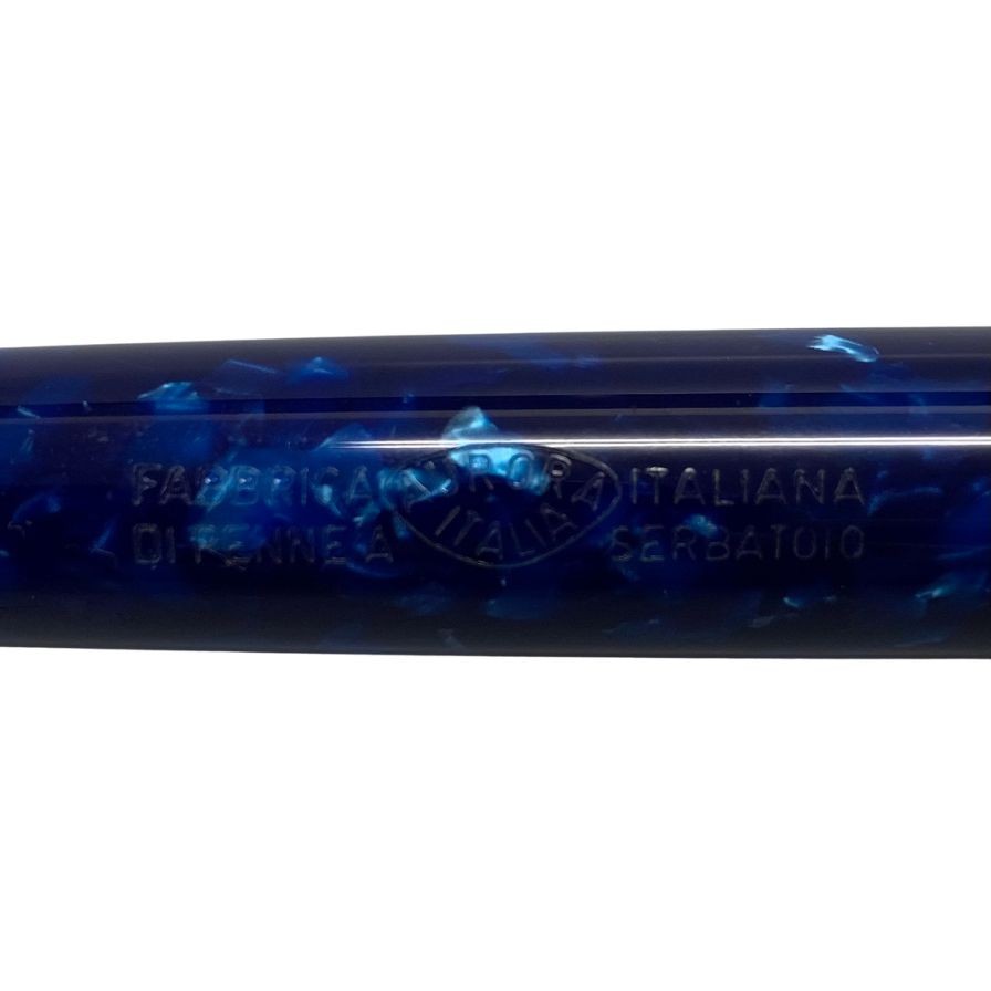 アウロラ 万年筆 初期 オプティマ 14K M字 ブルー AURORA【AFB54】