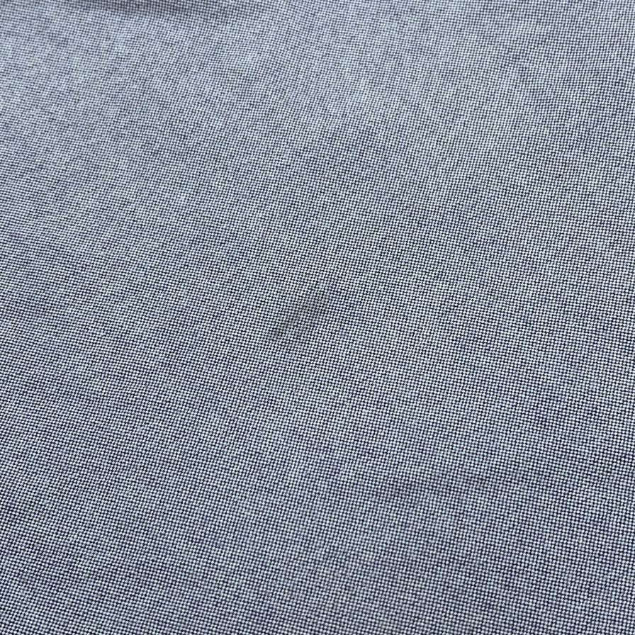 中古■メゾンキツネ オックスフォードシャツ コットン ボタンダウン 刺繍 長袖 L/S ブルー メンズ サイズ38 Maison Kitsune 【AFB6】