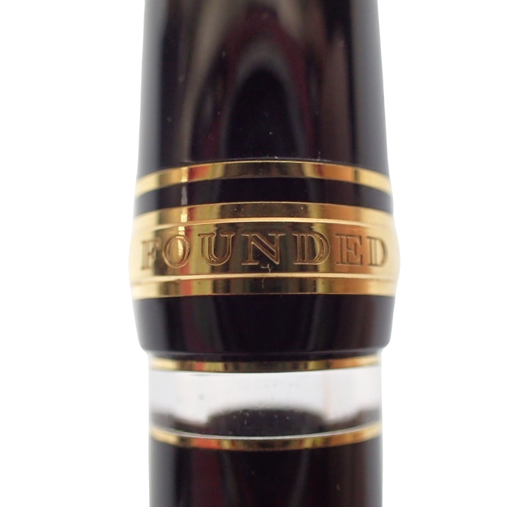 極美品◆セーラー 万年筆 FOUNDED 1911 ペン先21K ブラック SAILOR【AFI14】
