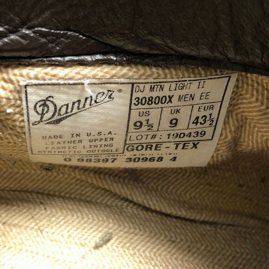 ダナー マウンテンライト2 30800X メンズ サイズ9.5 ブラウン DANNER DJ MTN LIGHT II 約27.5cm【AFC42】