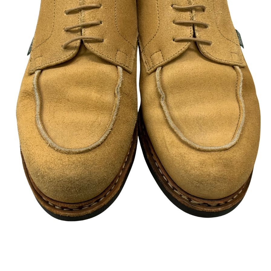 中古◆パラブーツ レザーシューズ シャンボード スエード ベージュ メンズ 8.5 Paraboot CHAMBORD【AFD14】