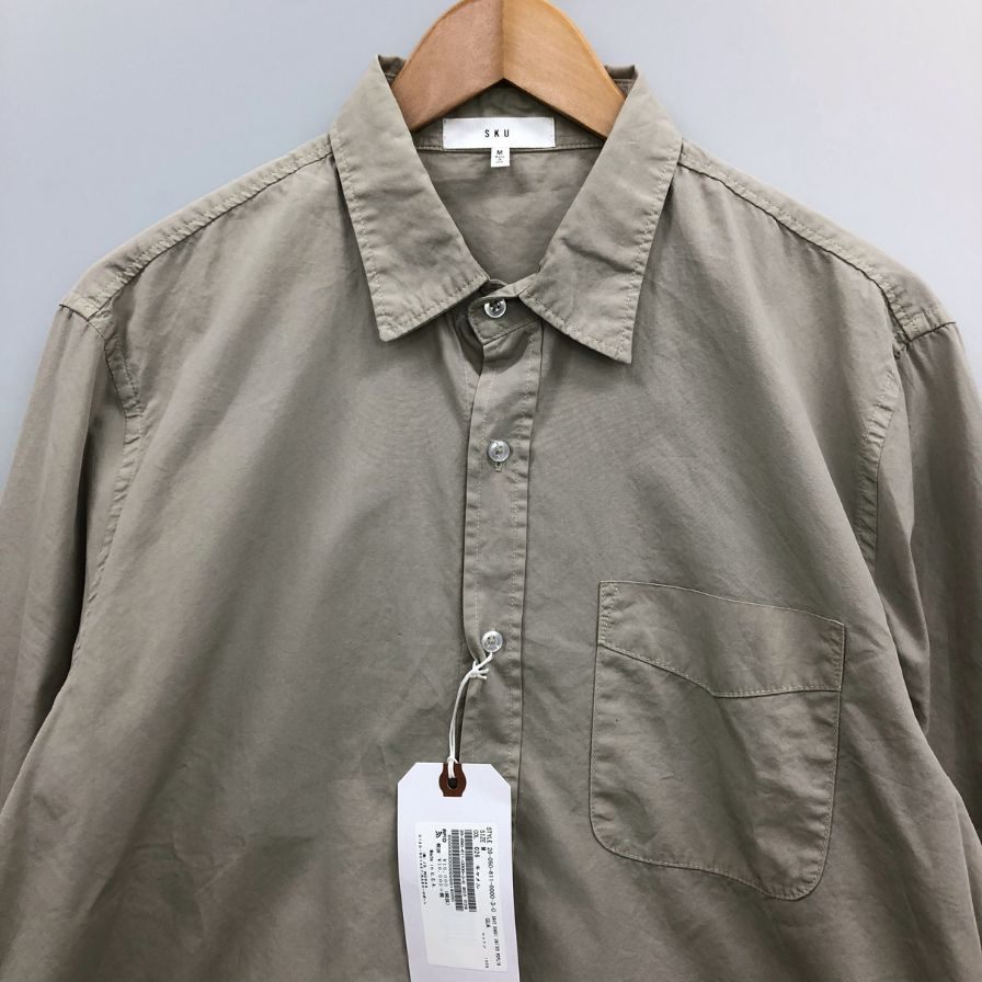 新品同様◆セーブカーキユナイテッド ワークシャツ ベージュ系 Mサイズ SAVE KHAKI UNITED 【AFB1】
