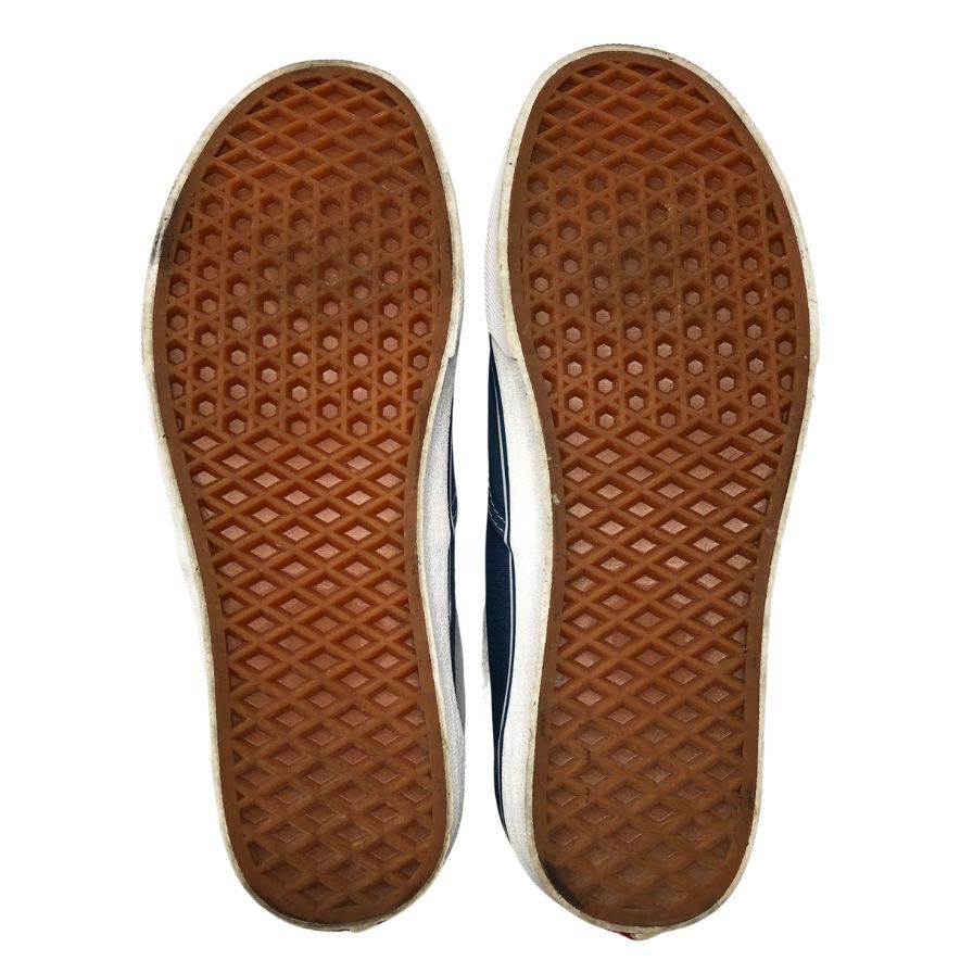 バンズ ローカットスニーカー オーセンティック キャンバス ブルー メンズ サイズ26cm VANS AUTHENTIC 約26.0cm【AFD15】
