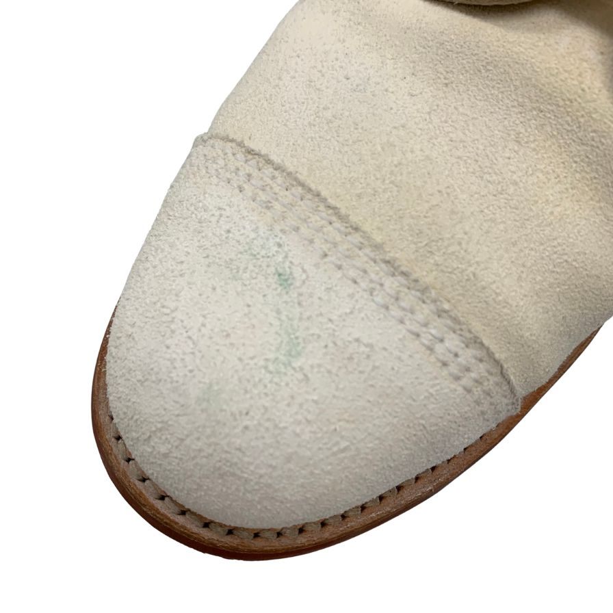 美品◆サンダース ミリタリーダービーシューズ サイズ6 ホワイト メンズ SANDERS Military Derby Shoes【AFC44】