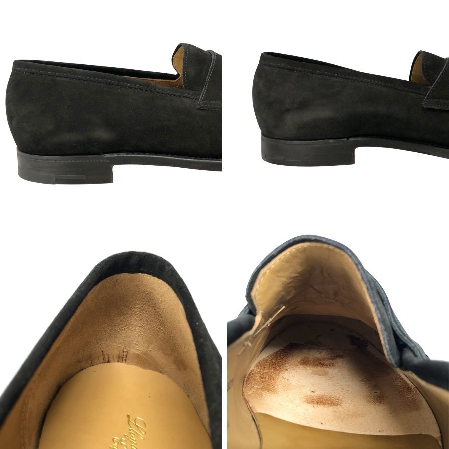 ロイドフットウェア ローファー 8363 スエード ブラック メンズ サイズ 9 Lloyd Footwear 約27.5cm【AFD8】