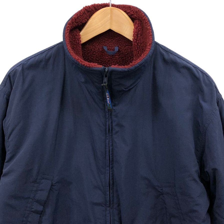 美品◆エルエルビーン ジップブルゾン 80S ネイビー メンズ サイズ S L.L.Bean 【AFA2】