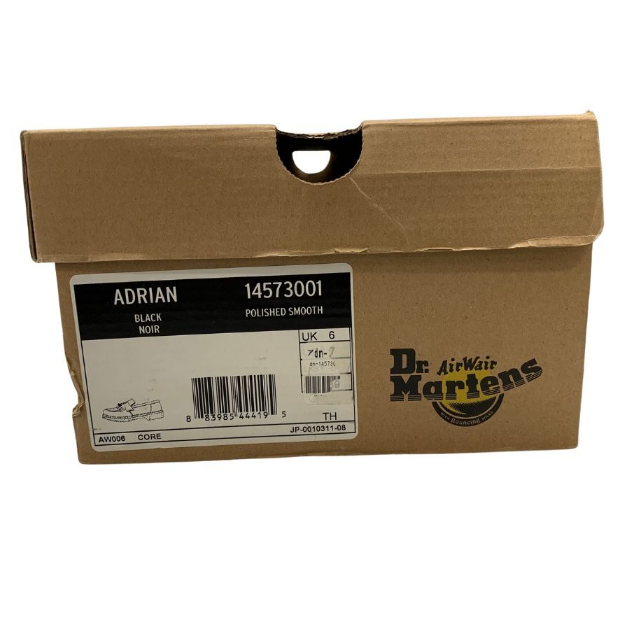 美品◆ドクターマーチン タッセルローファー エイドリアン ADRIAN 14573001 ブラック UK6 Dr.Martens【AFD14】