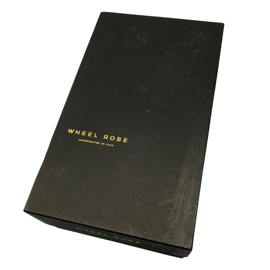 ウィールローブ レザーシューズ プレーントゥ 15073 メンズ クロムエクセル サイズ7.5 ブラック WHEEL ROBE 約25.5cm【AFD5】