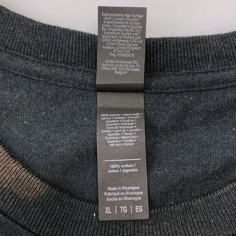 中古◆メタリカ Tシャツ Their Money Tips Her Scales Again メンズ ブラック サイズXL METALLICA 【AFB3】