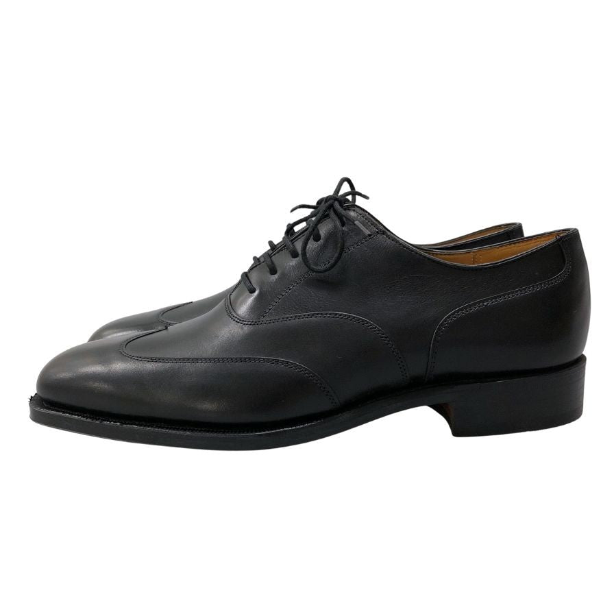 グレンソン レザーシューズ ブラインドブローグ 英国製 ブラック メンズ サイズ6E GRENSON ビジネスシューズ 約24.5cm【LA】【中古】