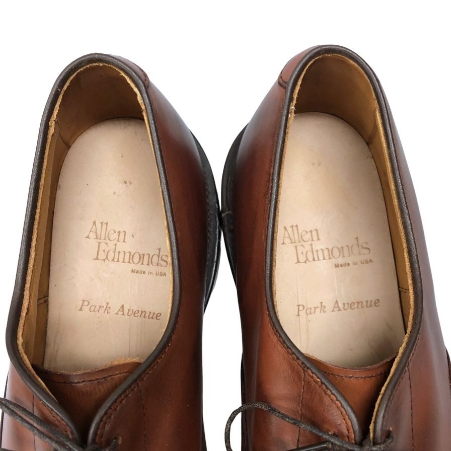 アレンエドモンズ レザーシューズ 5875 PARK AVENUE ストレートチップ ブラウン サイズ11 Allen Edmonds 約29.0cm【AFD15】