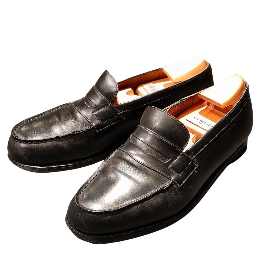 J.M WESTON サイズUK6C ジェイエムウエストン レザーシューズ 180 シグニチャーローファー