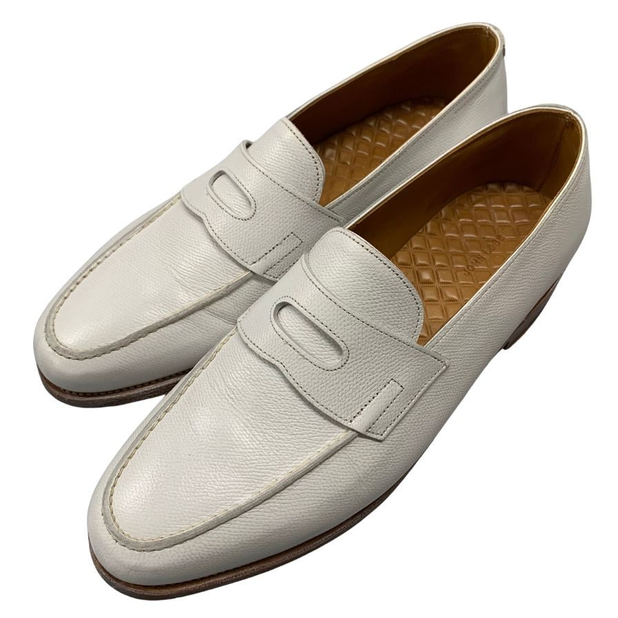 JOHN LOBB ベージュ スリッポン　サイズ8 org.jpg