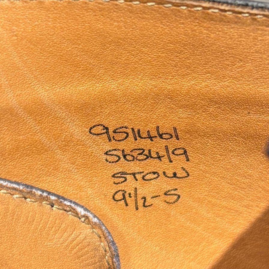 トリッカーズ カントリーブーツ S63419 ストウ ブラック メンズ サイズUK9.5 Tricker’s ブーツ 約28.0cm【LA】【中古】