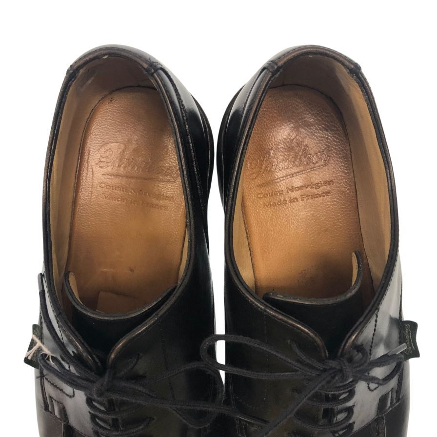 パラブーツ レザーシューズ シャンボード Uチップ メンズ サイズ6 ブラック Paraboot CHAMBORD 約25.0cm【AFC28】