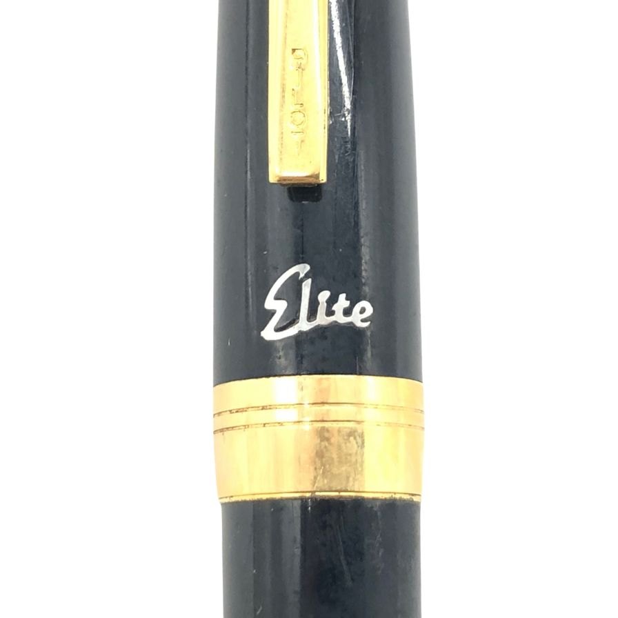 中古◆パイロット 万年筆 エリート ブラック ペン先18K PILOT【AFI4】