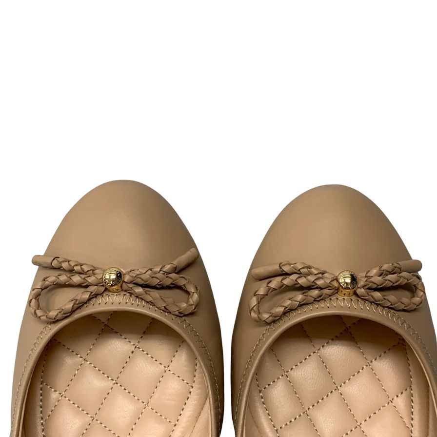 未使用◆コールハーン パンプス タリ グランド ボウ ウェッジ40 W03007 レザー ベージュ レディース サイズ7B COLE HAAN TALI GRAND LAC WEG40【AFD14】