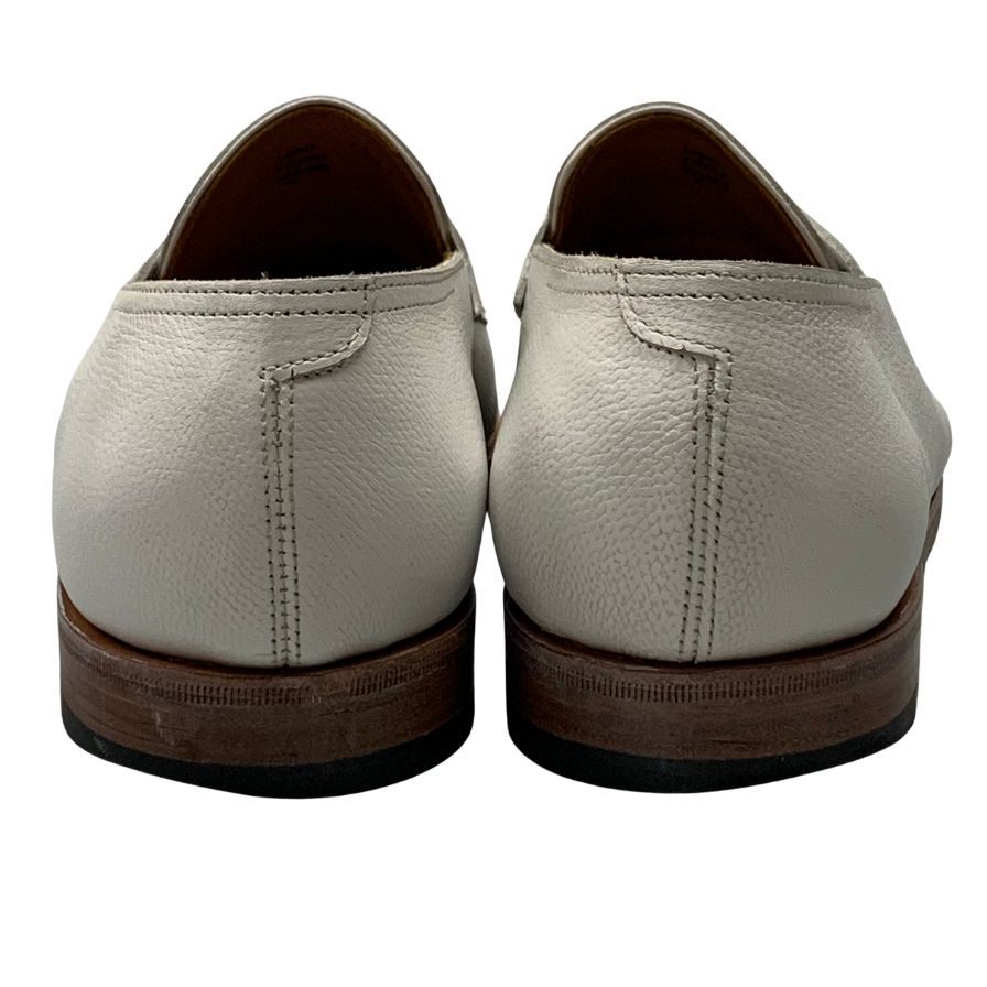 ジョンロブ ローファー ロペス クシュベルカーフ ホワイト サイズ8E メンズ JOHN LOBB LOPEZ 約27.0cm【LA】