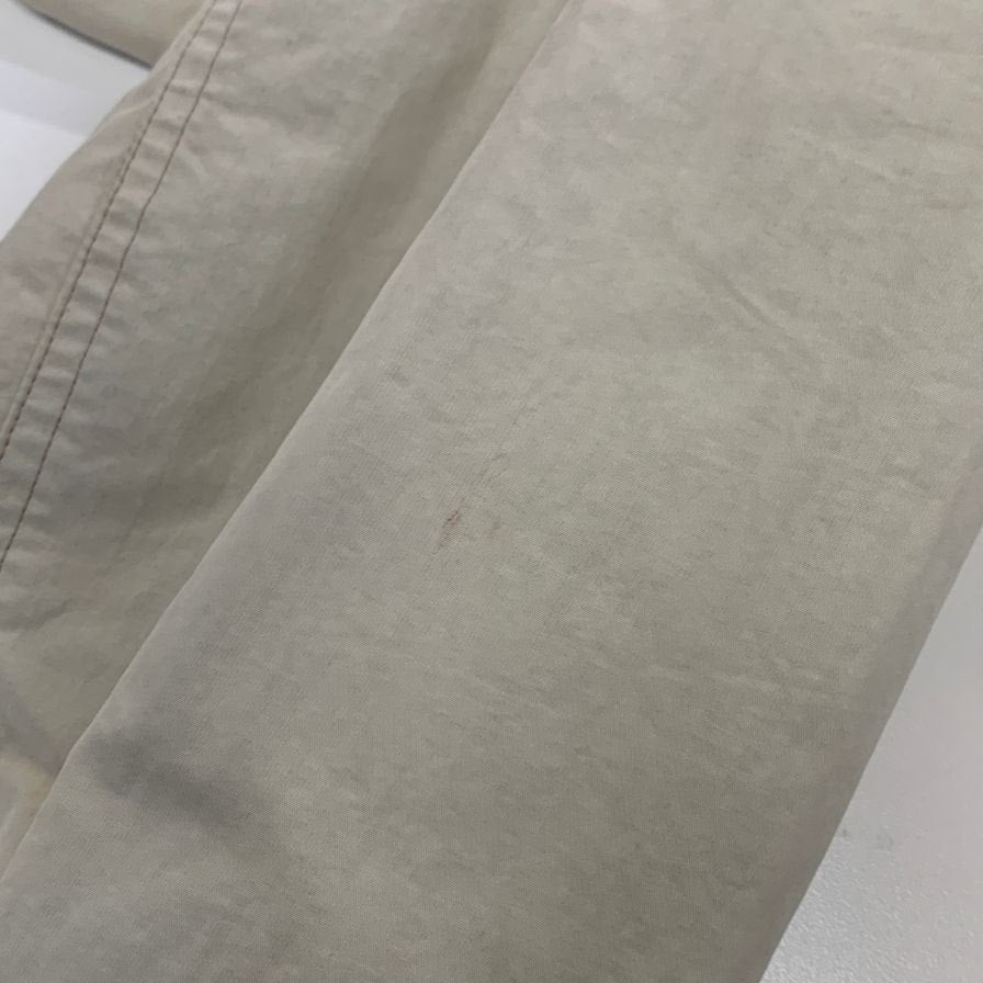 美品◆ポロラルフローレン チャップス ハーフコート 90年代 ナイロン ベージュ メンズ サイズL Polo Ralph Lauren CHAPS 【AFA7】