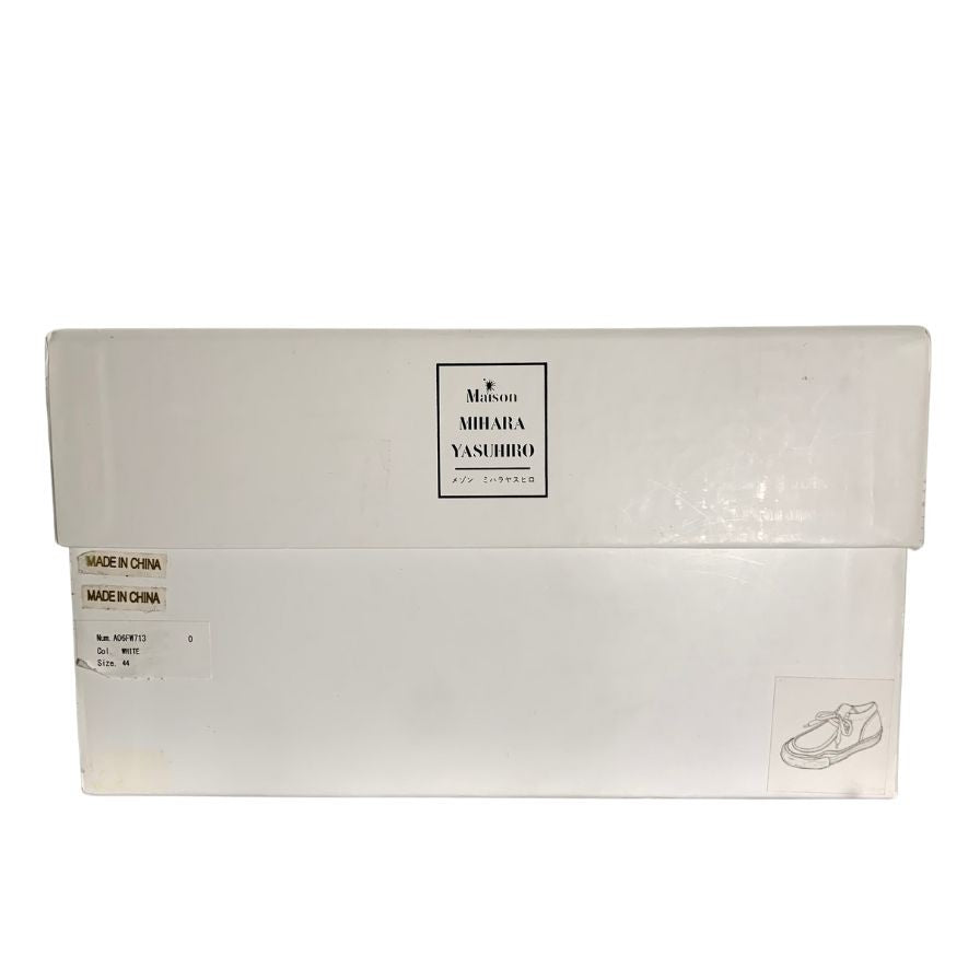 メゾンミハラヤスヒロ スニーカー OGソール スエードモカシン A06FW713 グレー メンズ サイズ44 Maison MIHARA YASUHIRO 約27.5cm【AFD3】