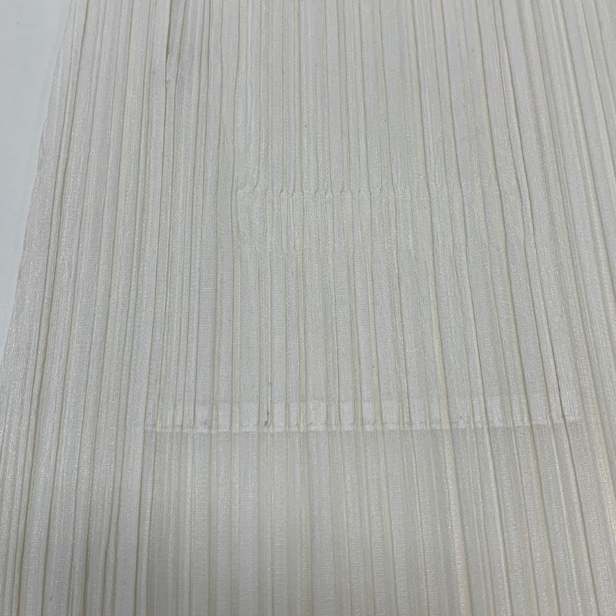 美品◆プリーツプリーズ ワンピース PP61JH126 イッセイミヤケ ポリエステル ホワイト サイズ4 レディース PLEATS PLEASE 【AFB21】