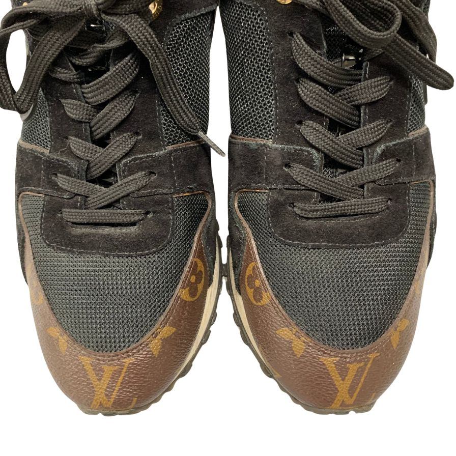 美品◆ルイヴィトン 20SS スニーカー ランアウェイライン メンズ サイズ41 ブラウン系 LOUIS VUITTON【AFC51】