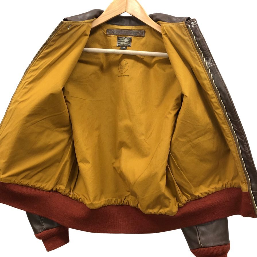 中古◆バズリクソンズ A-2 フライトジャケット ホースハイド BR80563 ブラウン系 サイズ38 メンズ BUZZ RICKSON’S 【AFG1】