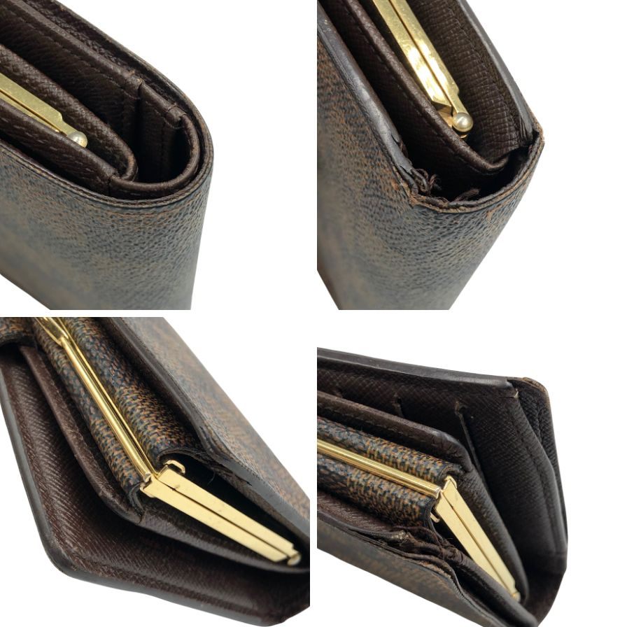 ルイヴィトン コンパクトウォレット モノグラム ポルトモネビエヴィエノワ N61664 財布 レザー ブラウン LOUIS VUITTON【AFI19】