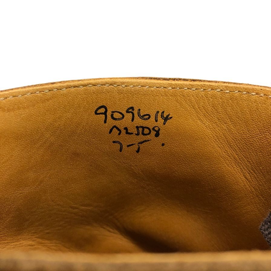 トリッカーズ カントリーブーツ 2508 モールトン スエード サイズUK7 ブラウン Tricker`s ブーツ 約25.5cm【LA】【中古】