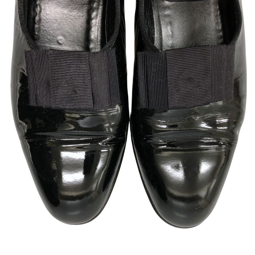 クリスチャンディオール ムッシュ ドレスシューズ レディースサイズ 24 1/2 ブラック Christian Dior 約24.5cm【AFD6】