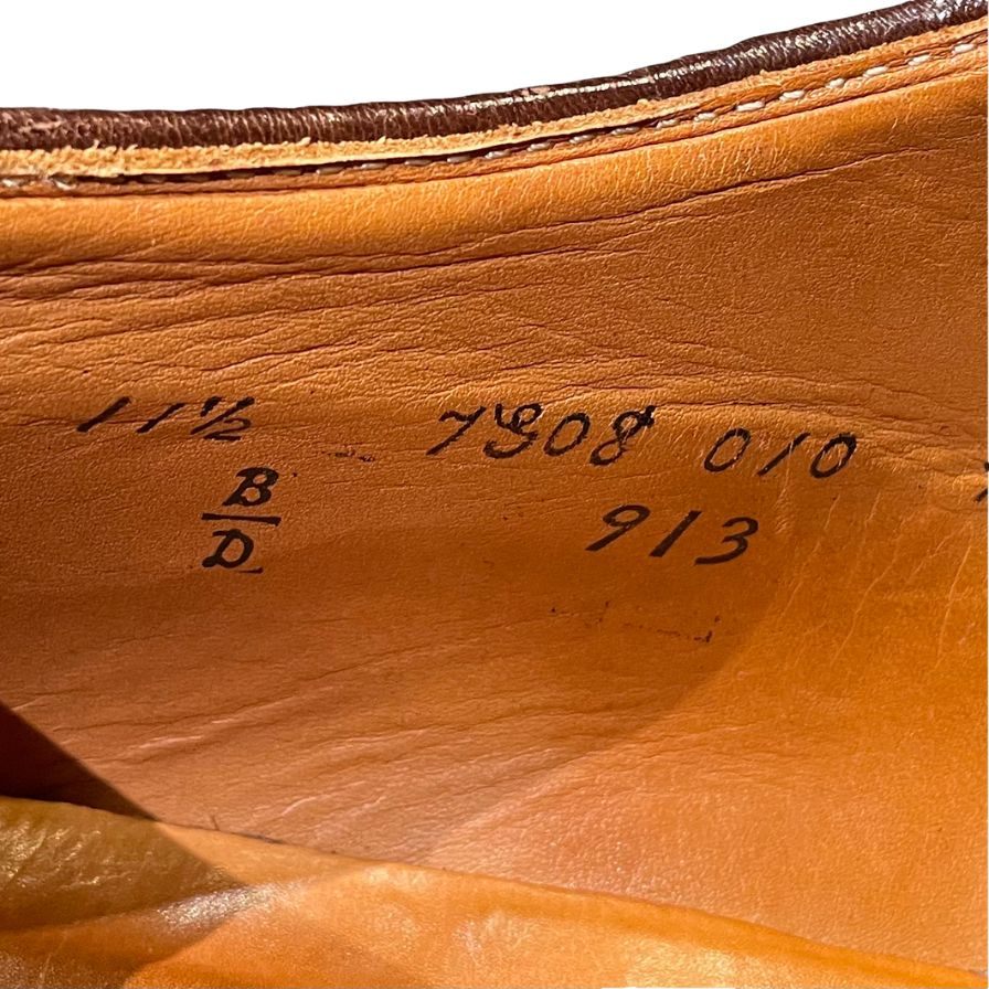 オールデン レザーシューズ 913 セミブローグ ブラウン メンズ サイズUS11.5D ALDEN ビジネスシューズ 約29.0cm【LA】【中古】