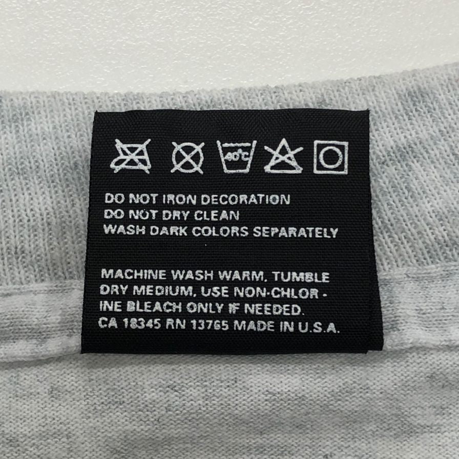 美品◆フルーツオブザルーム Tシャツ 90年代 USA製 グレー メンズ サイズ XL FRUIT OF THE LOOM 【AFB41】