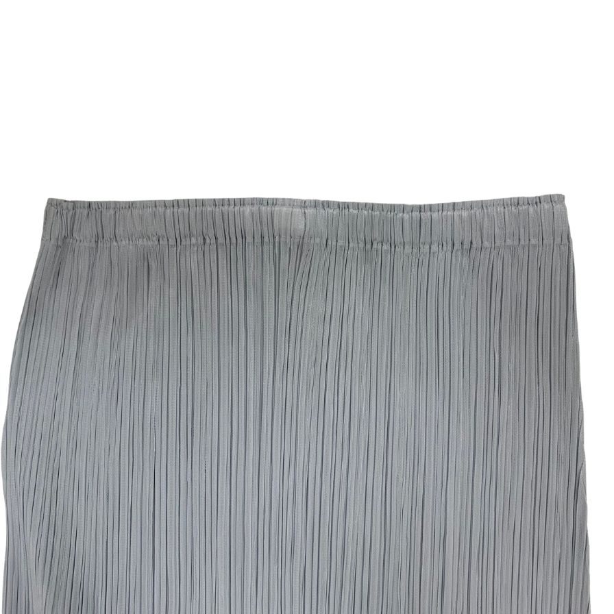 プリーツプリーズ イッセイミヤケ ロングスカート グレー サイズ2 PP55-JG102 PLEATS PLEASE ISSEY MIYAKE【AFB48】