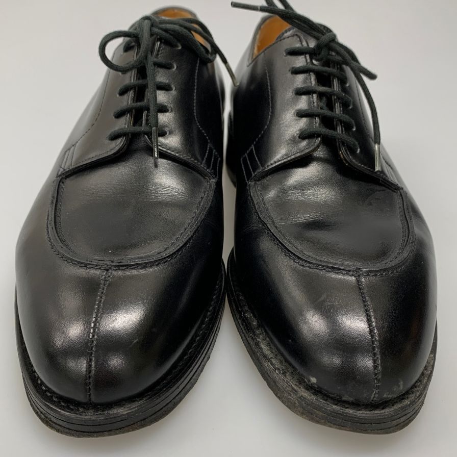 ジョンロブ レザーシューズ ノルウェイ Uチップ カーフ ブラック 5495ラスト メンズ サイズ7E JOHN LOBB Norway ビジネスシューズ 約25.5cm【LA】【中古】