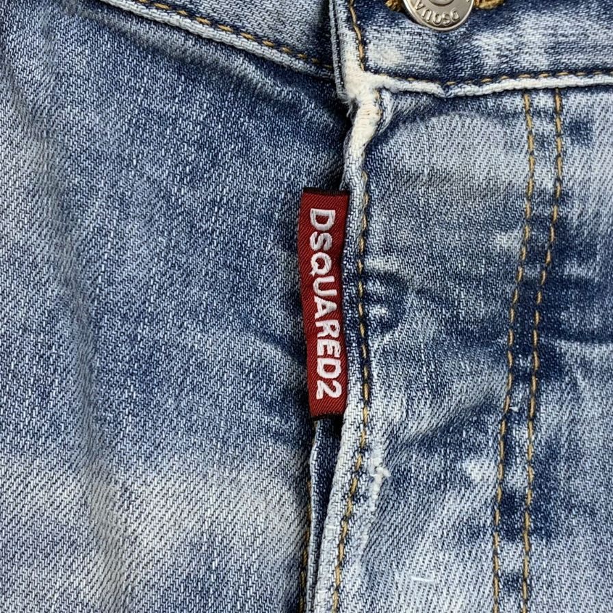 ディースクエアード デニムパンツ S75LB0513 コットン サイズ42 レディース インディゴ DSQUARED2 【AFB32】