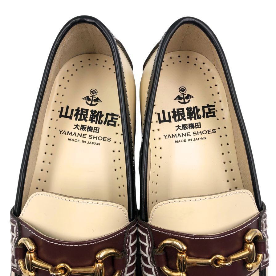 エビス山根靴店 ビットローファー V1003 マルチカラー サイズ8.5 メンズ EVISU 約26.0cm【AFC44】