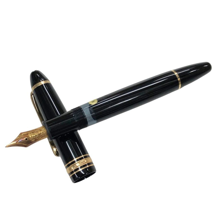 モンブラン 万年筆 マイスターシュテュック No.146 ペン先14K-585 4810 ブラック×ゴールド MONTBLANC【AFI6】