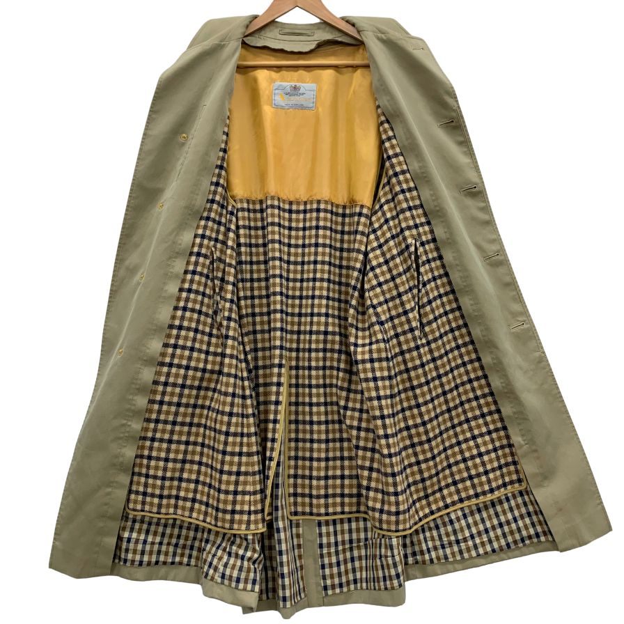 アクアスキュータム バルカラーコート 70年S ヴィンテージ イングランド製 ベージュメンズ サイズ表記なし Aquascutum【LA】