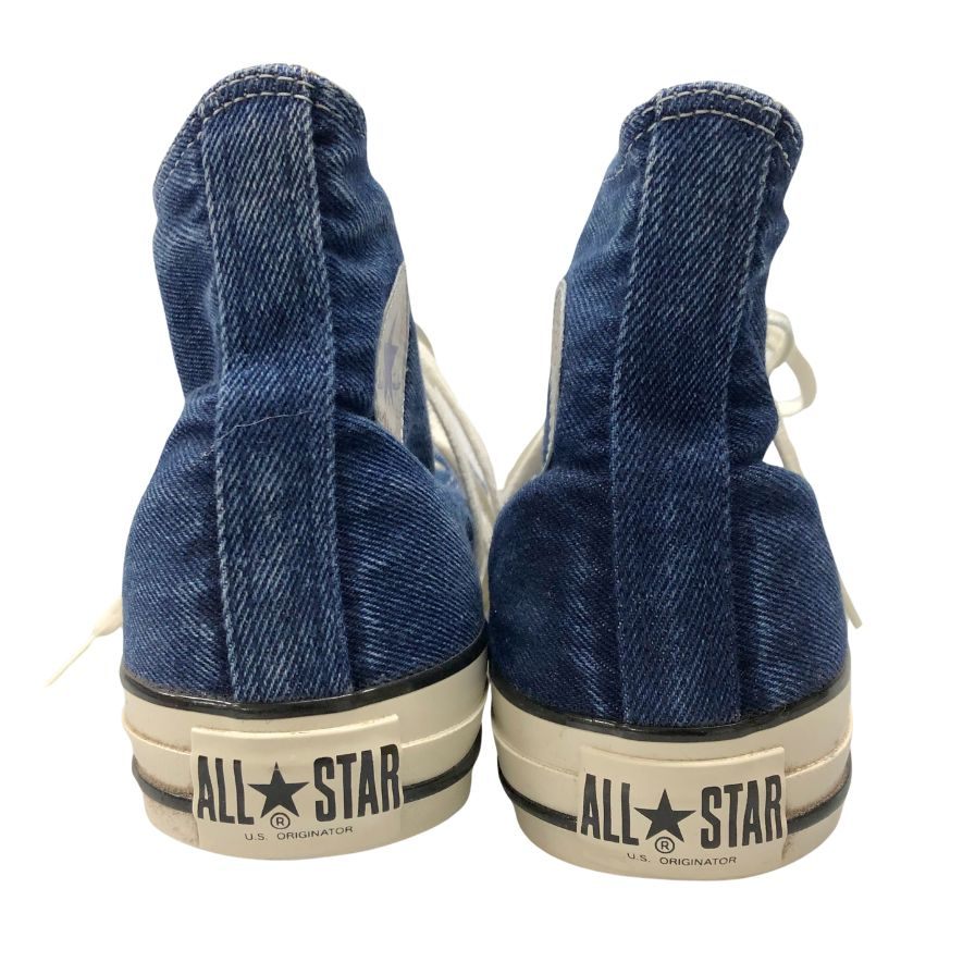 コンバース オールスター ハイカットスニーカー デニム 1SD429 インディゴ メンズ サイズ25.5cm CONVERSE ALLSTAR 約25.5cm【AFD5】