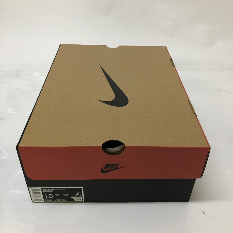 ナイキ スニーカー エアジョーダン 12 レトロ ホワイト/ブラック CT8013-117 メンズ サイズ28cm NIKE AIR JORDAN 12 RETRO 約28.0cm【YB5】
