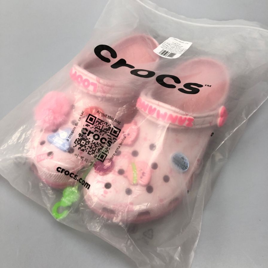クロックス サンダル ジャンマンルピー ピンク レディース 27cm crocs 約27.0cm【AFC34】